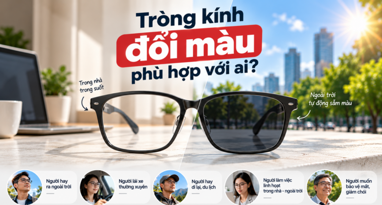 Tròng kính đổi màu?
