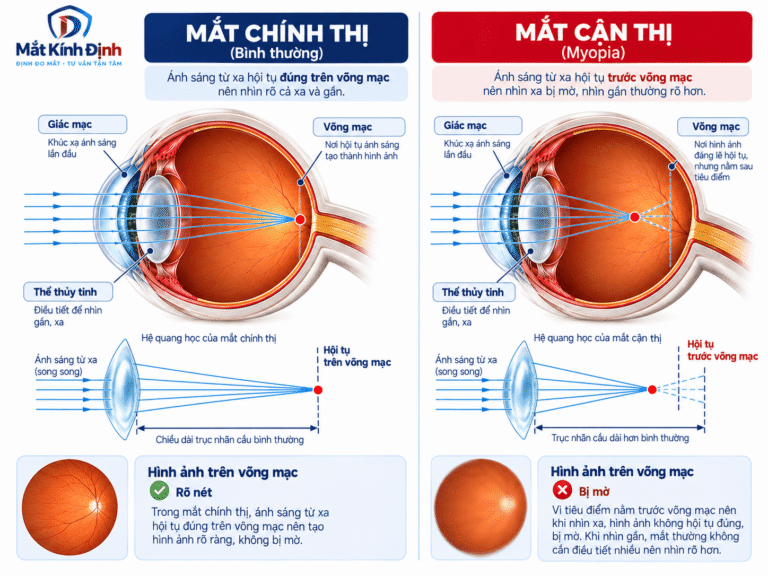 Cận Thị Là Gì? 7 Dấu Hiệu Nhận Biết Và Khi Nào Nên Kiểm Tra Mắt?