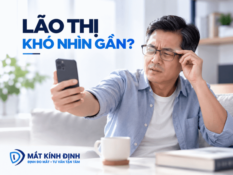 Lão thị là gì? Dấu hiệu nhìn gần bị mờ, nguyên nhân và cách chọn kính lão phù hợp