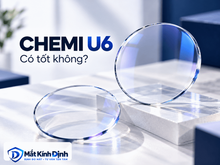 Tròng kính chống ánh sáng xanh CHEMI U6 – thông tin và cách chọn phù hợp.